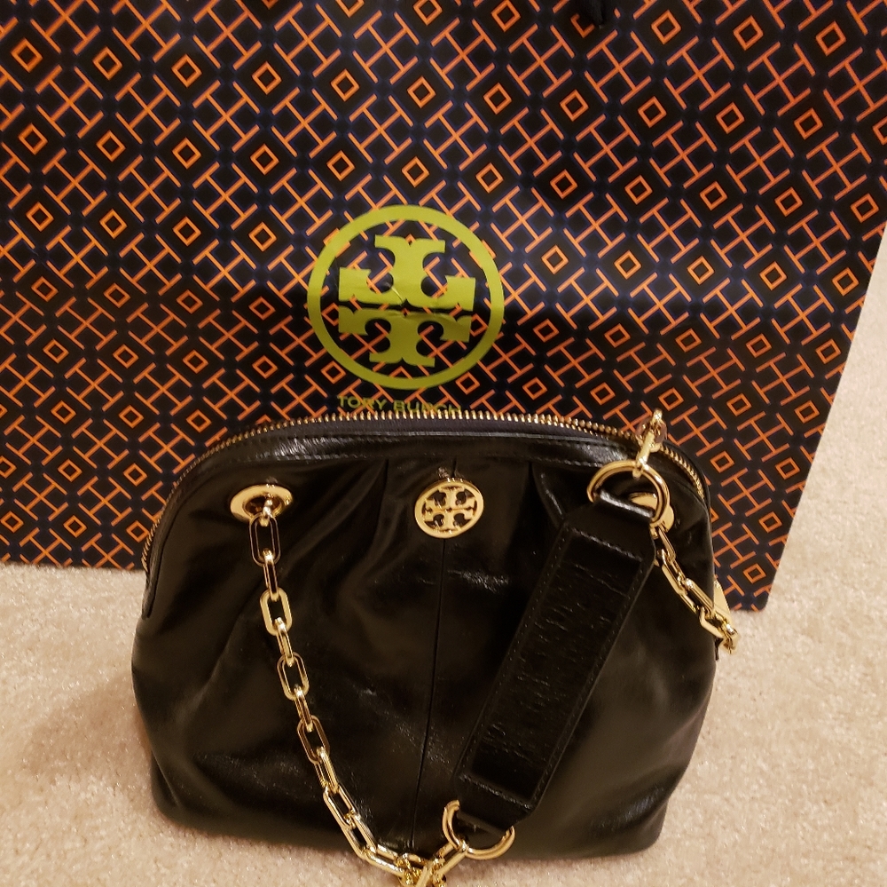 Authentic Tory Burch Black mini bag Clutch